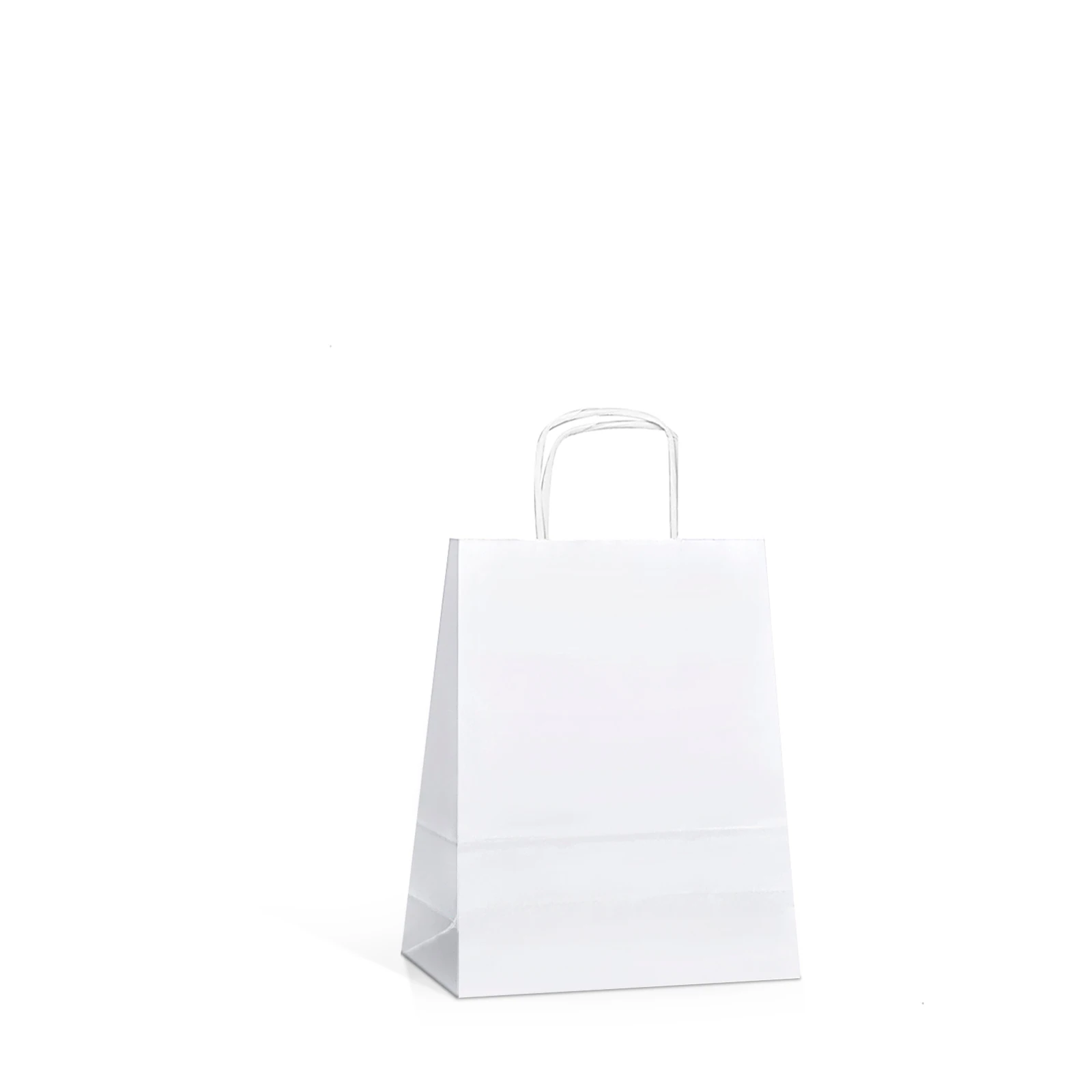 Torba papierowa biała ExtraTWIST 18x8x24