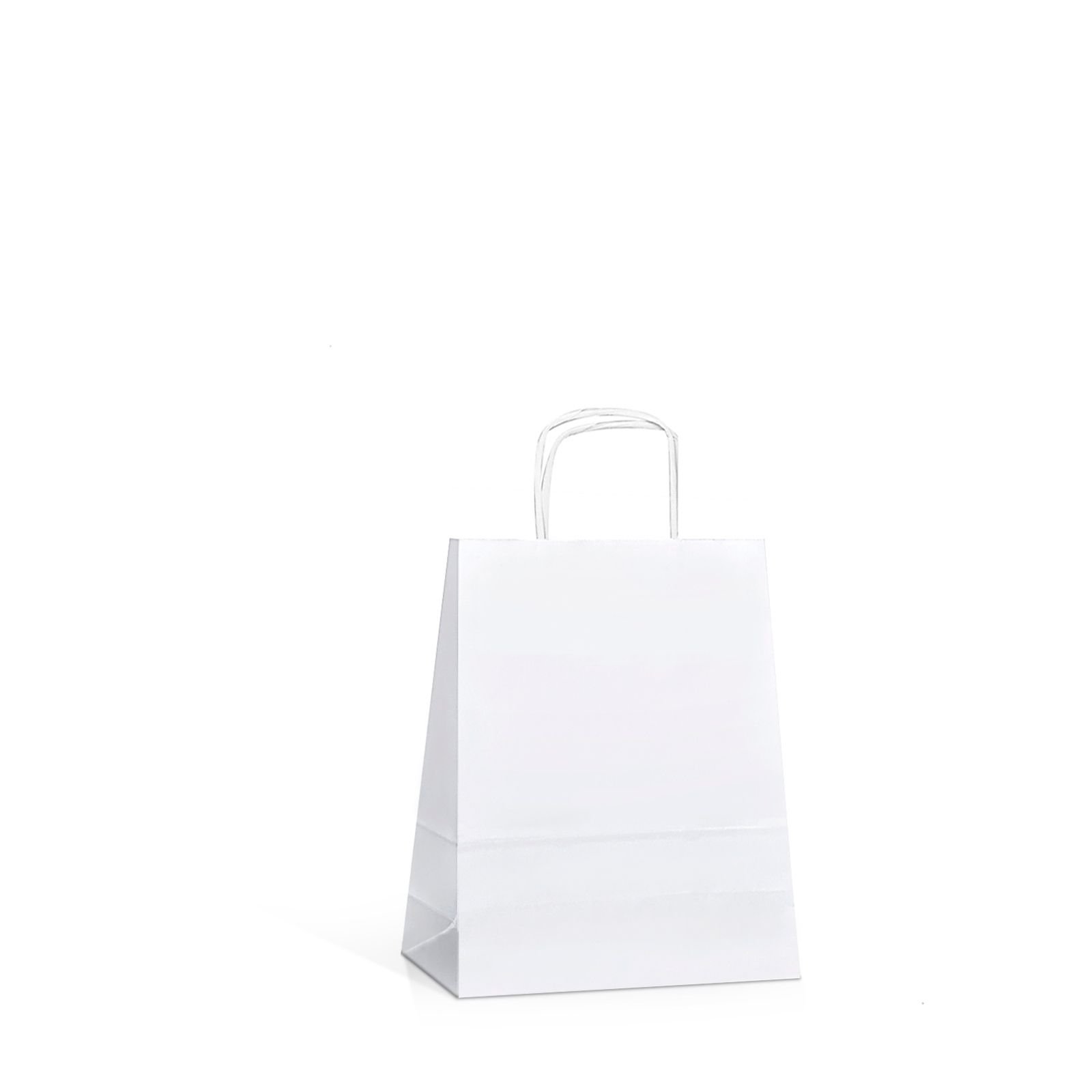 Torba papierowa biała ExtraTWIST 18x8x24