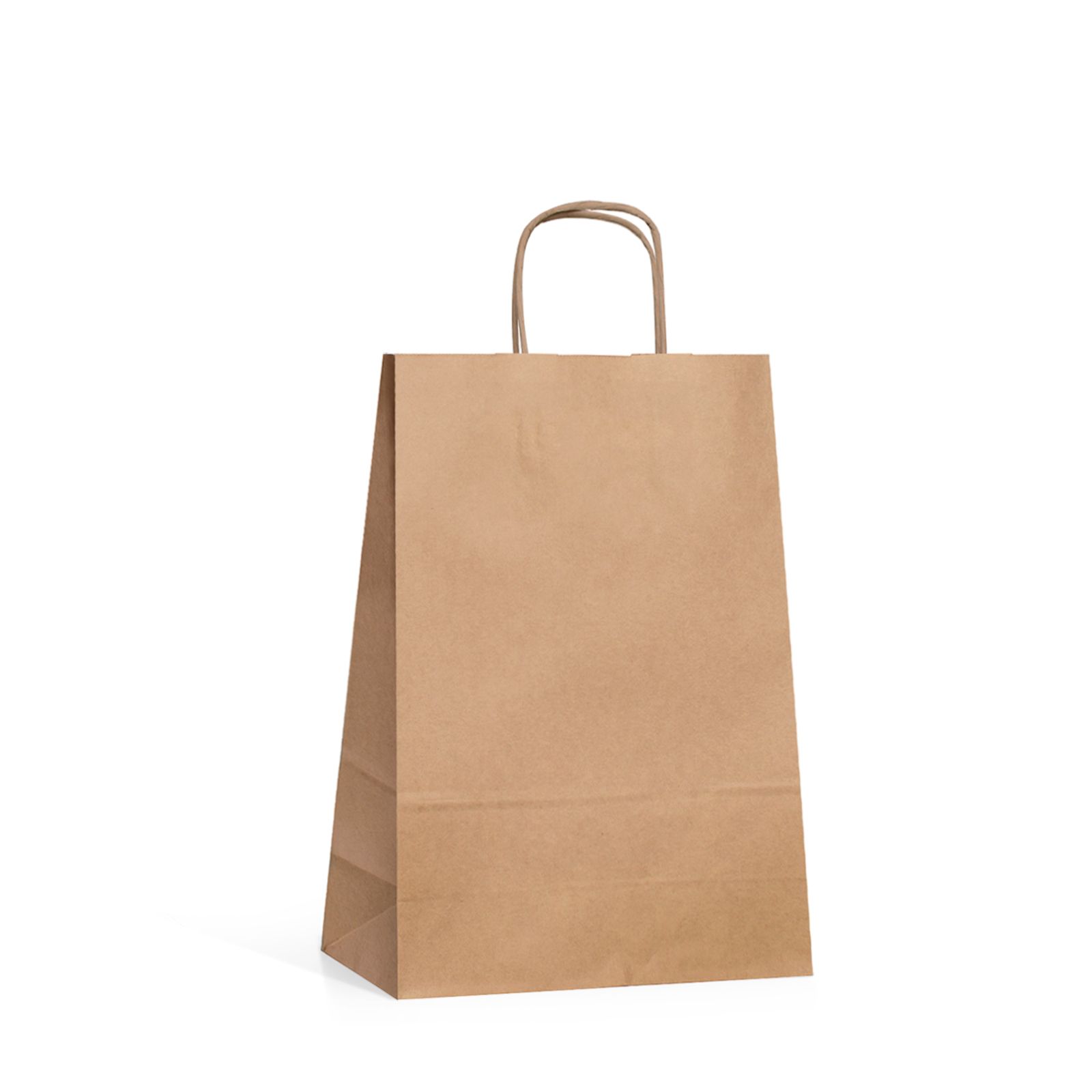 Torba papierowa brązowa ExtraTWIST 22x10x35